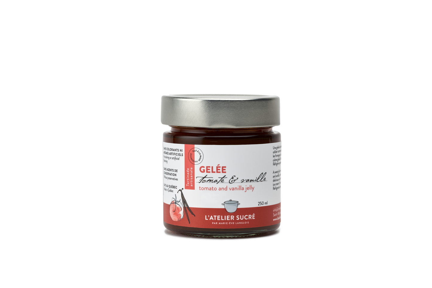 Tartinade Tomate & Vanille Fraîche
