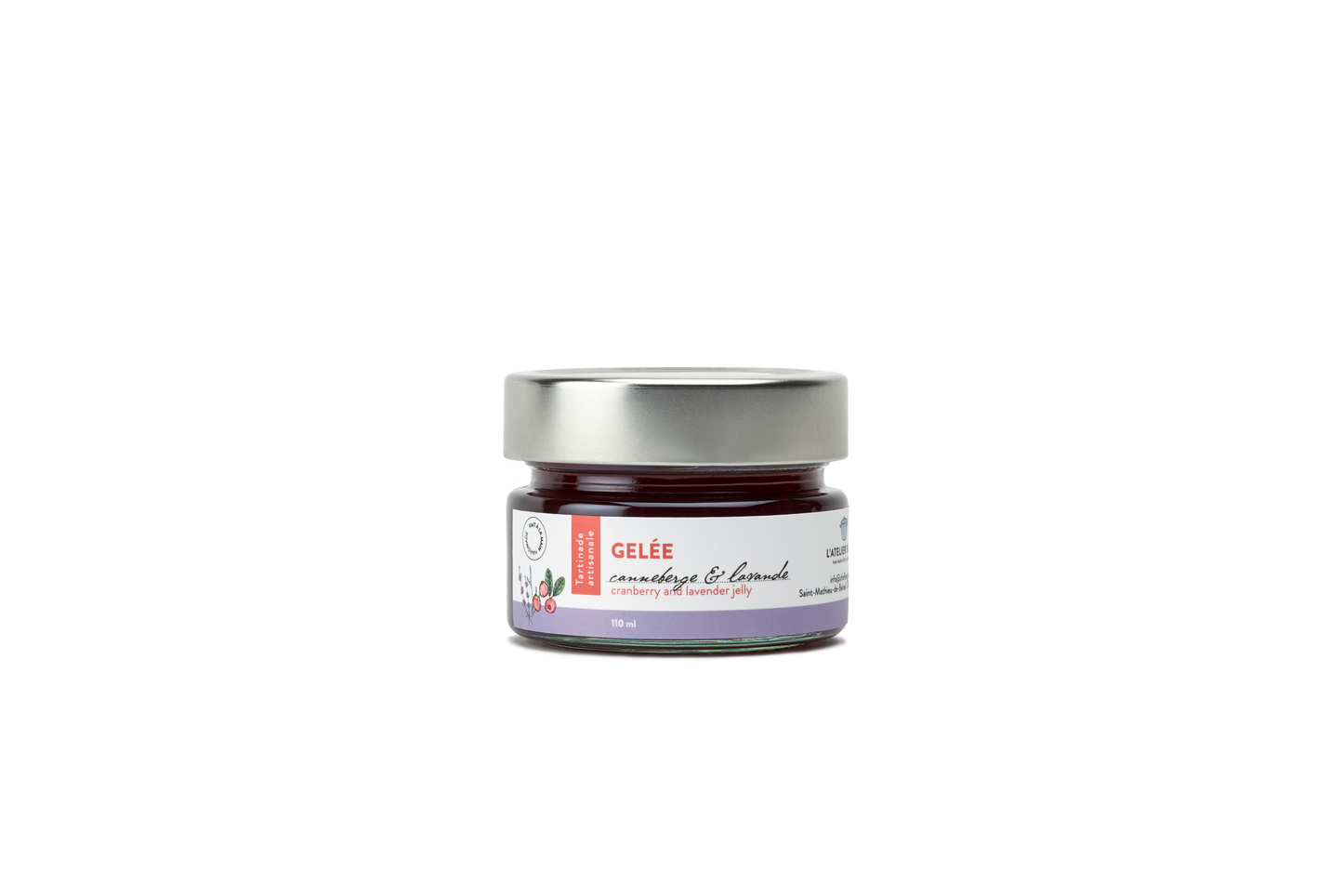 Gelée Canneberge et Lavande