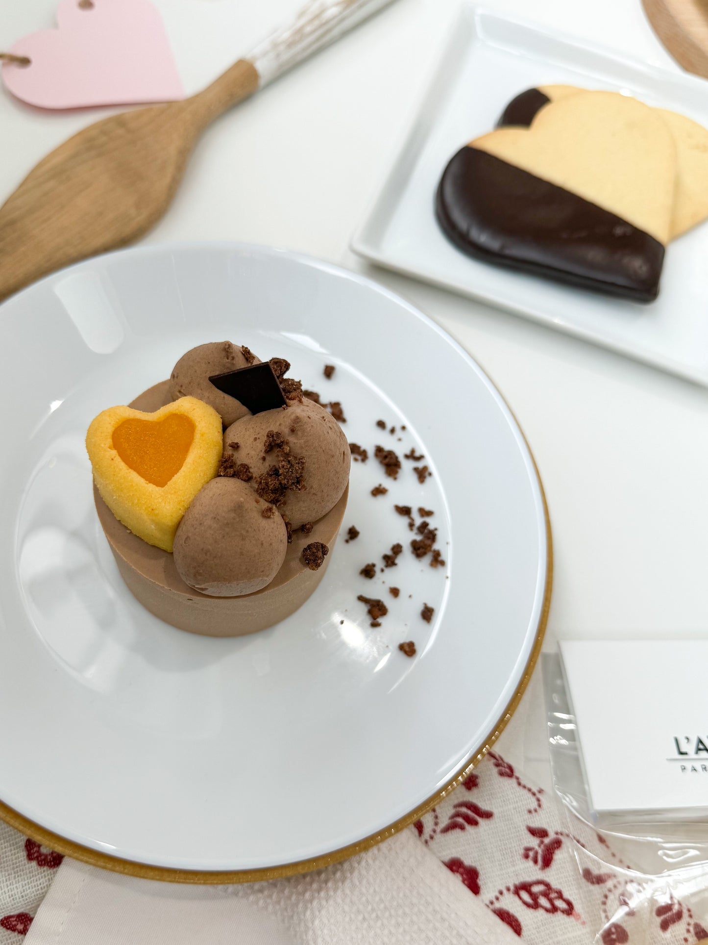 Chocolat et fruit de la passion - Portion individuelle