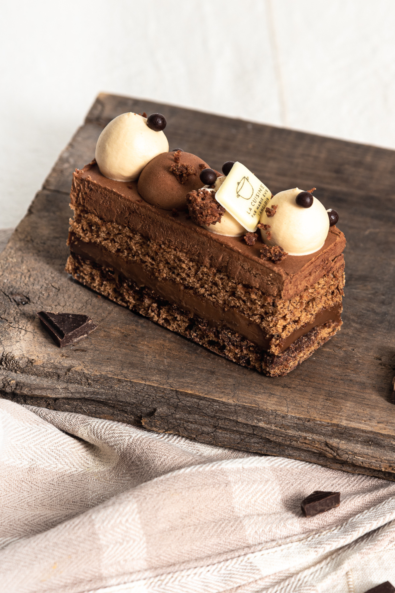 Mousse chocolat et caramel salé - Portion individuelle