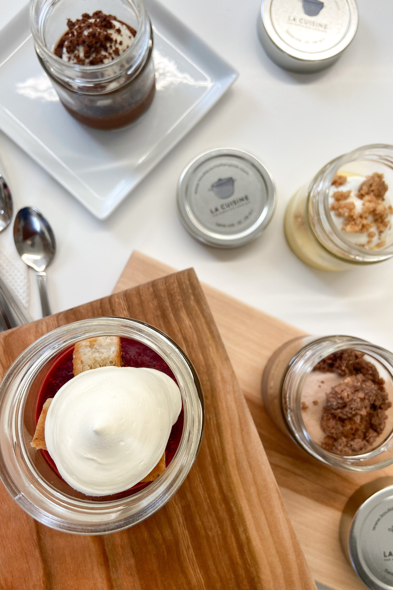 Nos desserts en pot