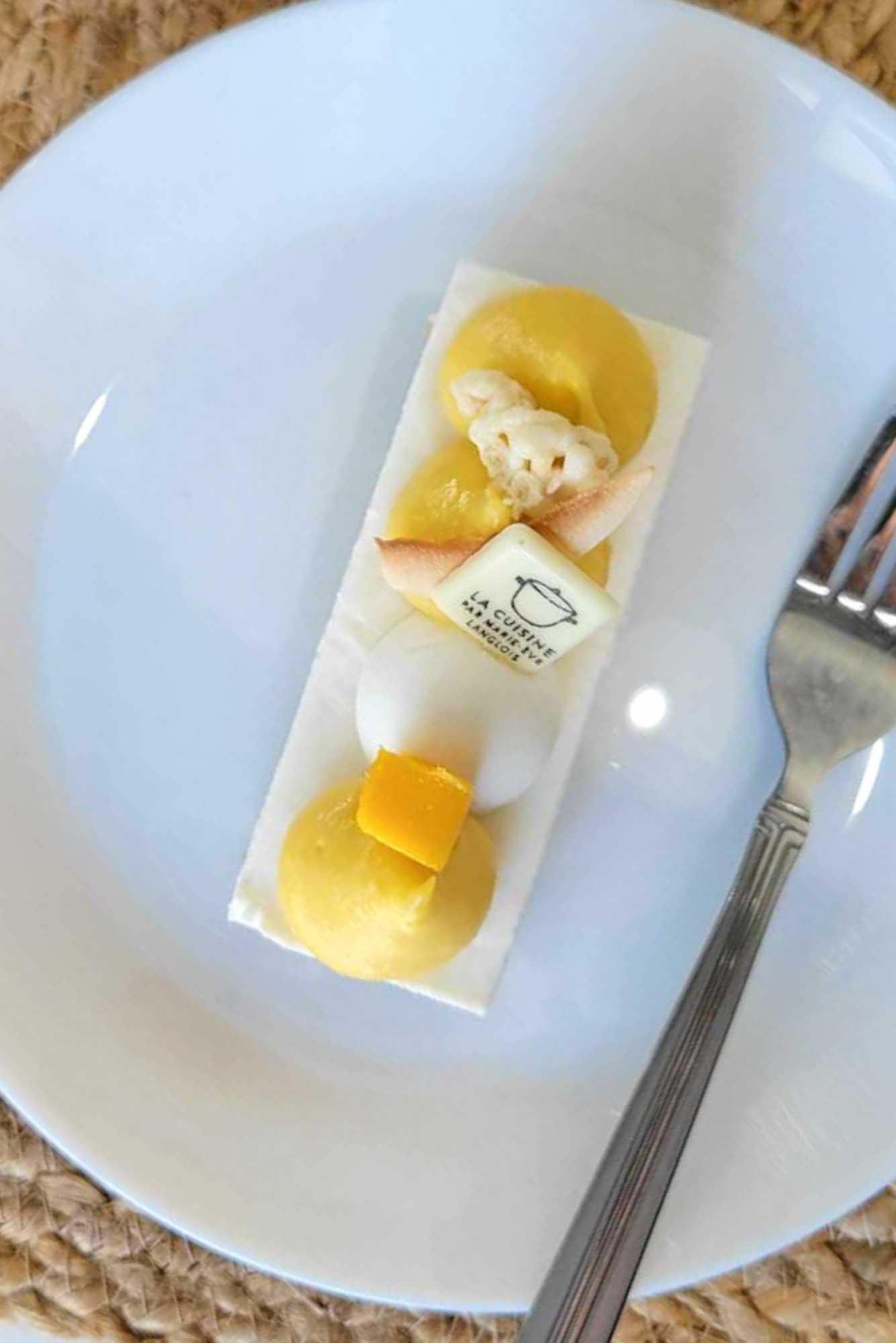 Gâteau Mangue, passion & coco - Portion individuelle
