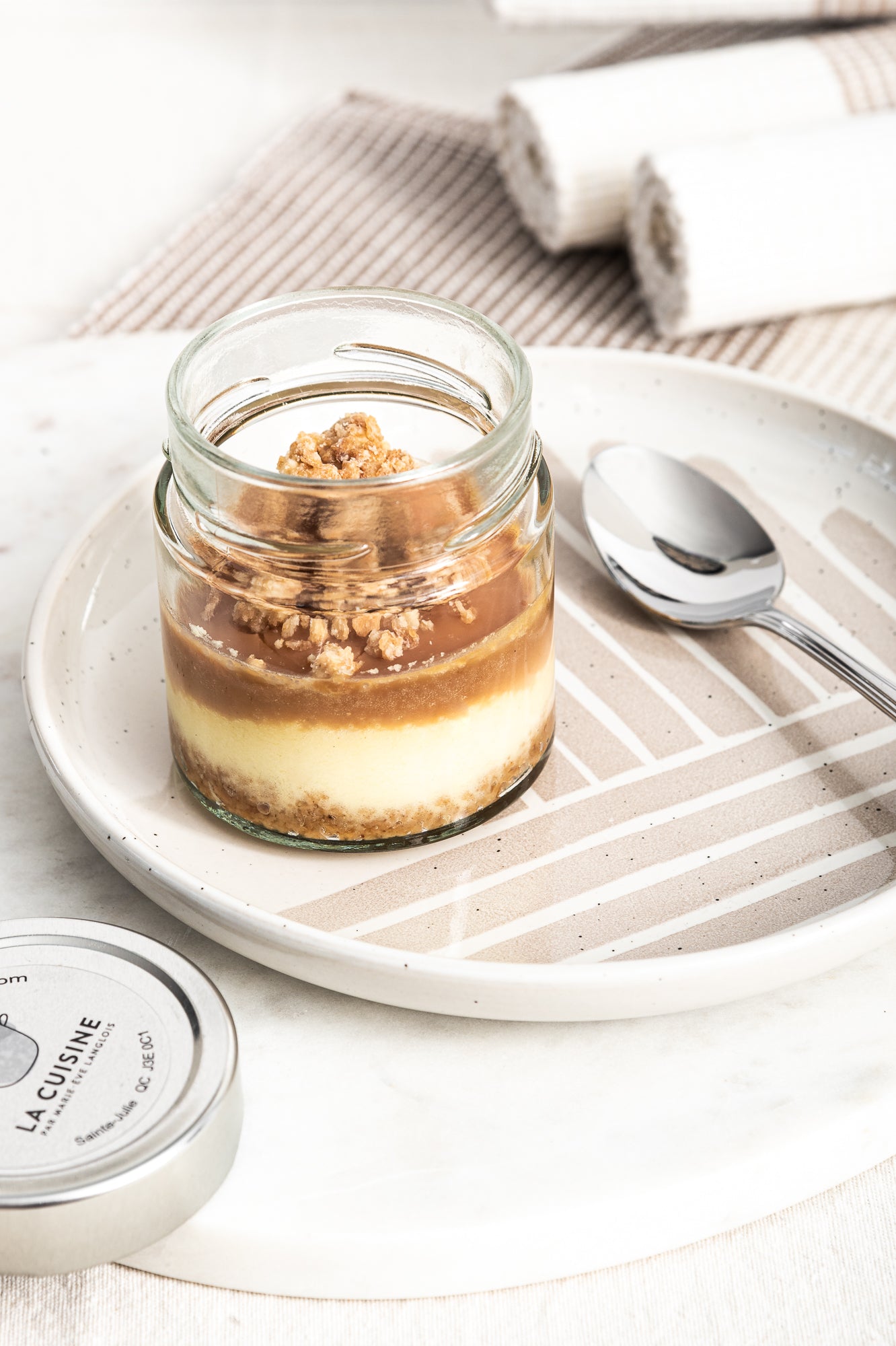 Nos cheese cake en pot