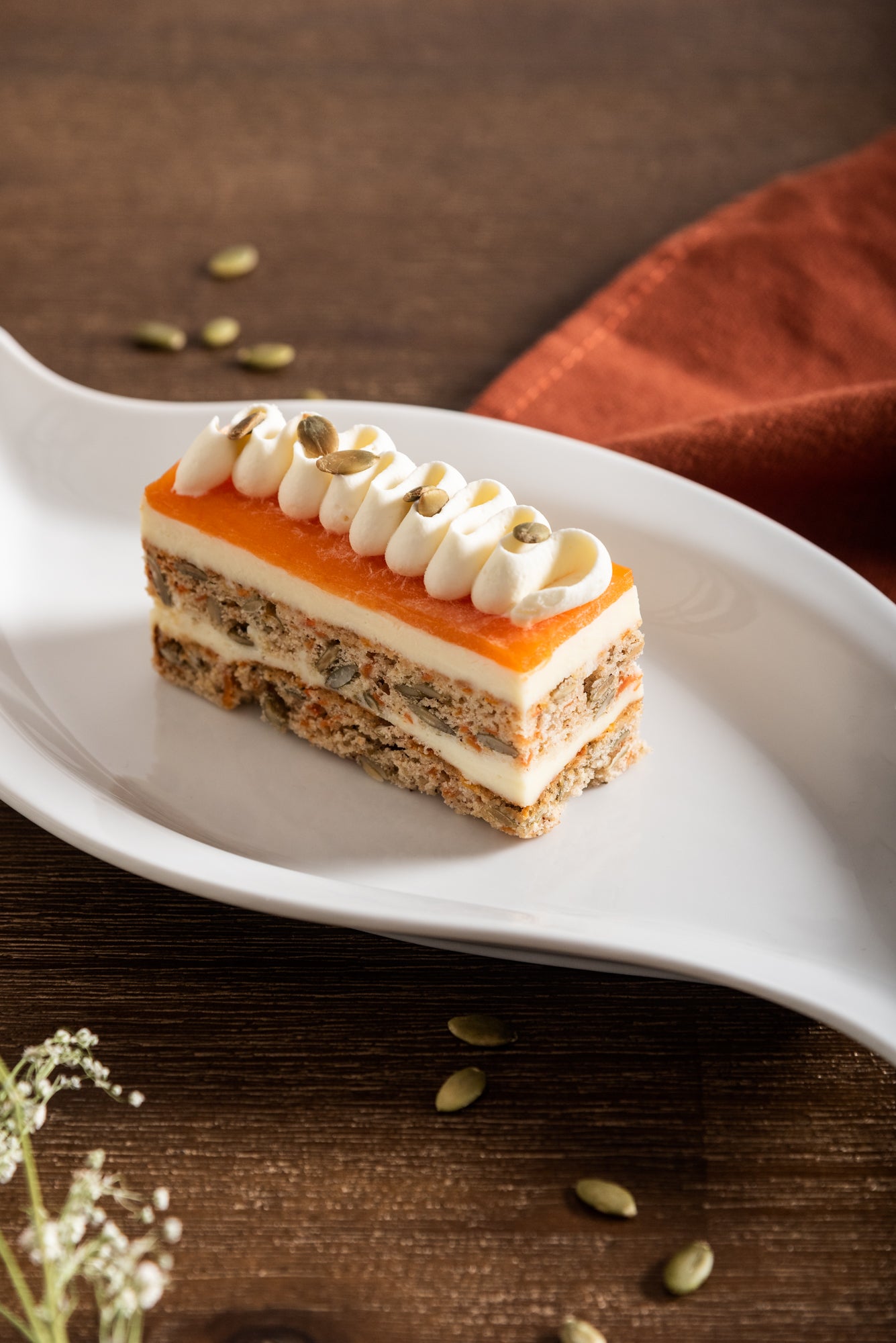 Gâteau aux carottes - Portion individuelle