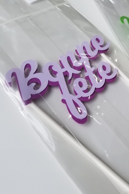 Affichette "Bonne fête"