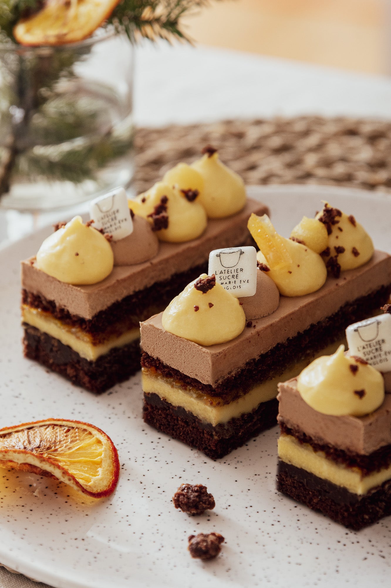 Orange et Chocolat au lait - Portion individuelle