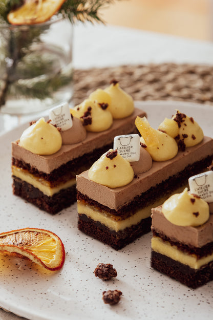 Orange et Chocolat au lait - Portion individuelle