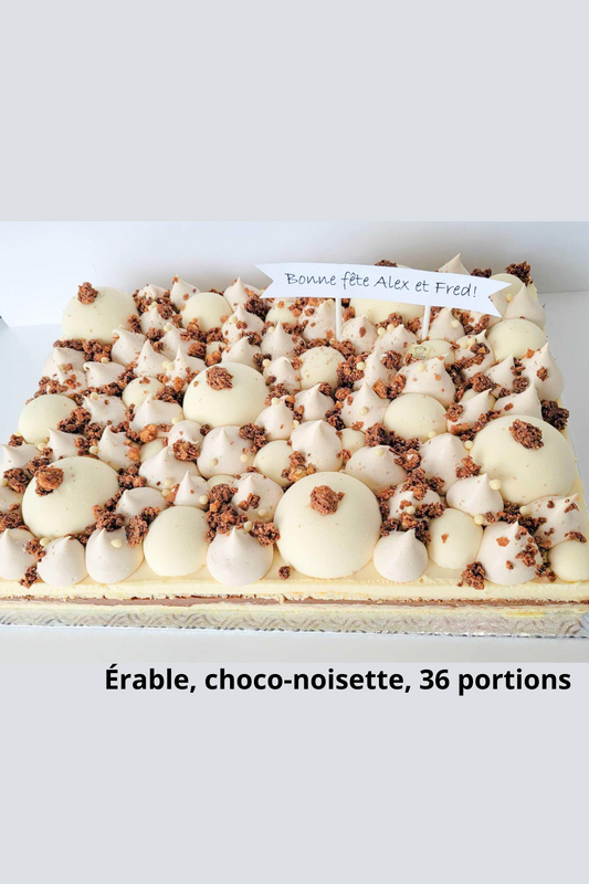 Érable, chocolat et noisette - Grand format