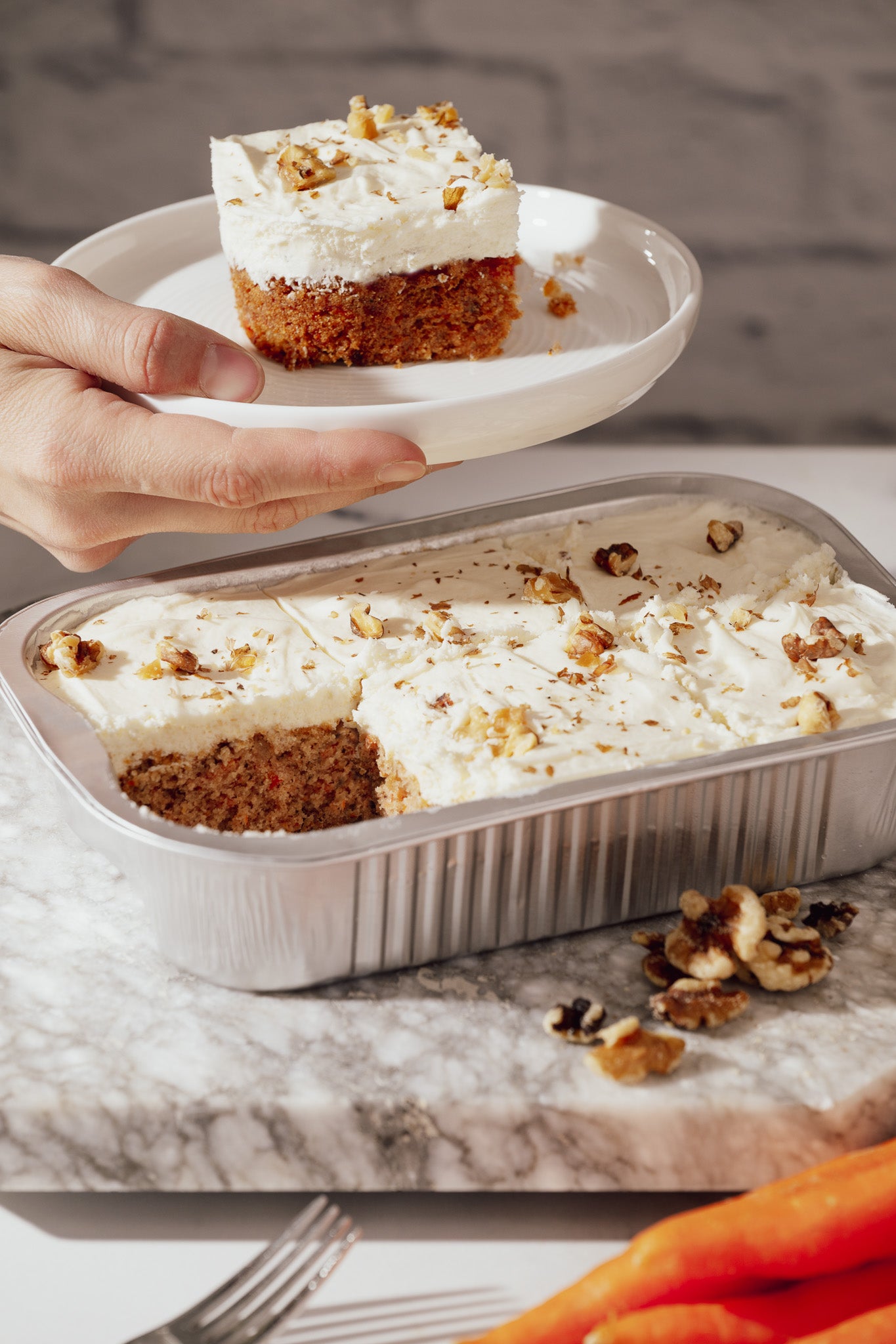 Gâteau aux carottes - Réconfortant