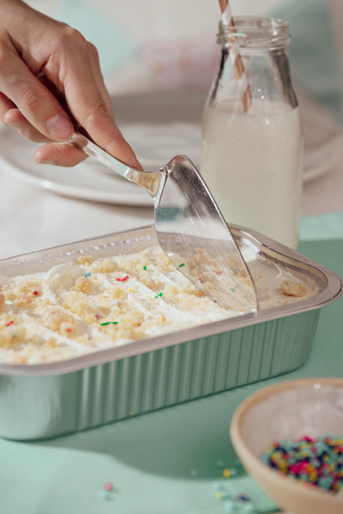 Gâteau confettis - Réconfortant