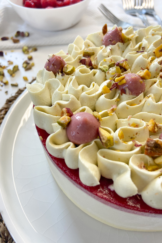 Framboises et pistaches - Fantaisie