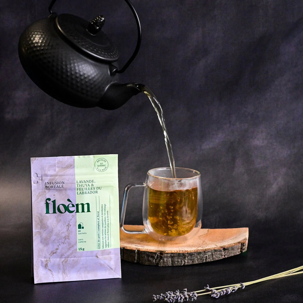 Lavande, thuya et feuilles du Labrador - Floèm
