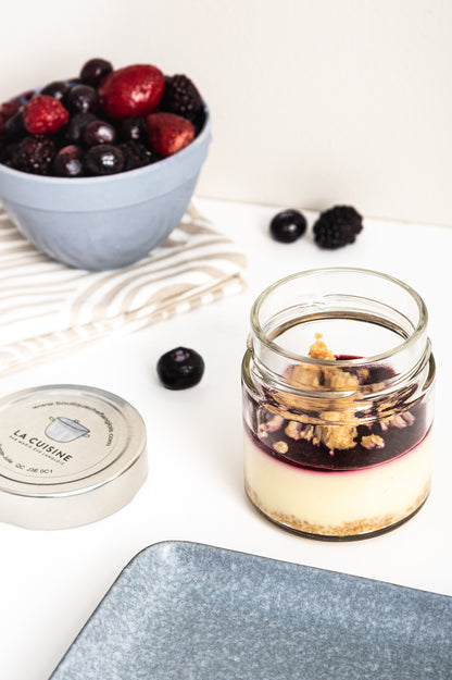 Gâteau au fromage en pot